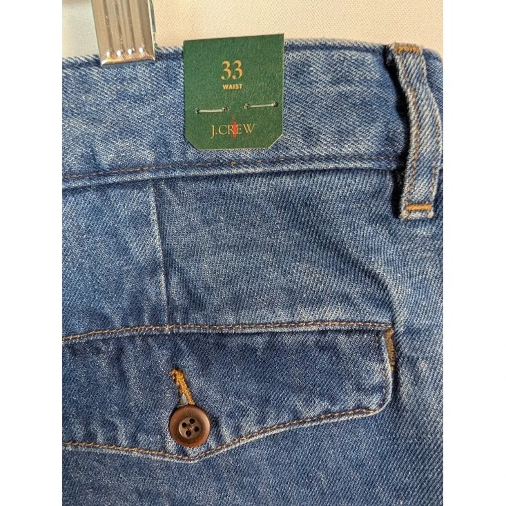 NWT‎ J. Crew Cotton/Linen Denim Shorts Mens 33 (FITS 35) Relaxed 8